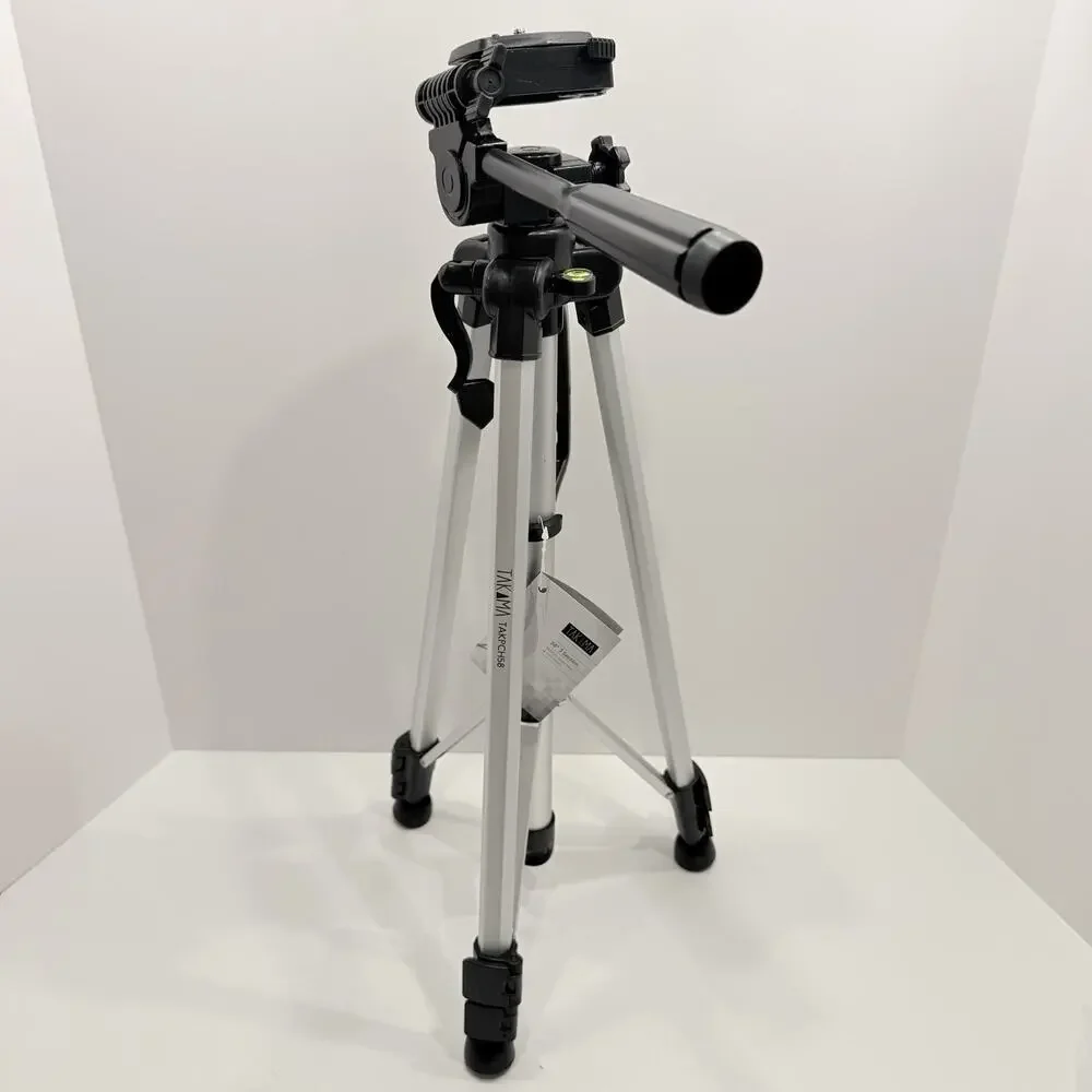 Takama Aluminum 3-Section Tripod with 3-Way Head, 58